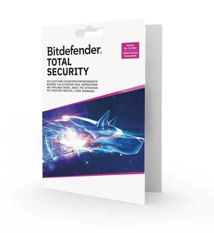 Bitdefender Total Security — 1 Year, 5 Devices